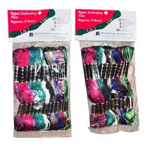 Lot of 24 Skeins of Embroidery Floss Multi-Color Pack